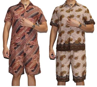 China Wholesale QUICK DRY Printed Hawaiian Mens Beach Wear Shorts Shirt for sale