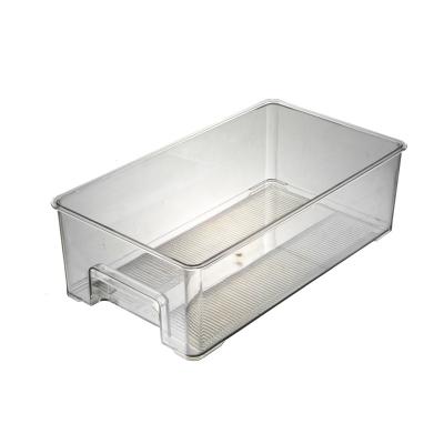 China Other Transparent Kitchen Refrigerator Crisper Plastic Storage Box Slag Pickles Freezer Box Sealed Plastic Vegetable Box for sale