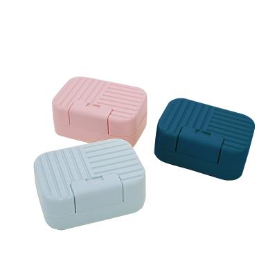 China 2021 Premium Quality Sustainable Mini Candy Colors Plastic Storage Box Outdoor Portable Soap Bar Box For Man And Women for sale