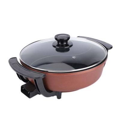 China Household Any Color Kitchen Cooking Nonstick Hot Electric Skillet for sale