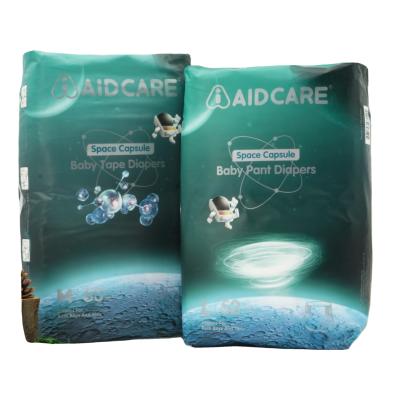 China Printed Super Dry Magic Band Diaper For Baby Band Babi Diaper Custom Disposable Diapers for sale