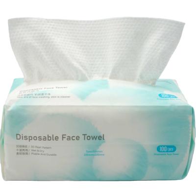 China Daily Life Cleansing Disposable Cloths Dry Baby Facial Tissue 100% Cotton Cotton Cleaning Cloths For Daily Use Cloth Dry Passes for sale