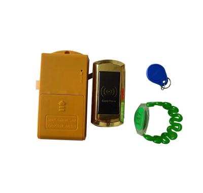 China Metal+ABS Plastic One MOQ Shower Room ABS Locker GYM Lock With Electronic Card Combination Lock for sale