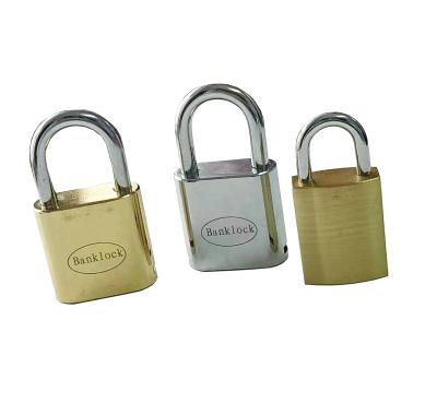 China Bank Copper High Mechanical Special Use Padlock Security Card Seal Master Key and Disposable for sale