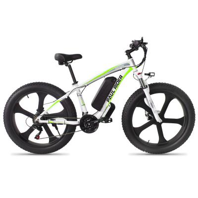 China Aluminum alloy 21speed 26 13AH inch 48V 500W lithium battery mtb ebike road bicycle electric mountain bike for sale