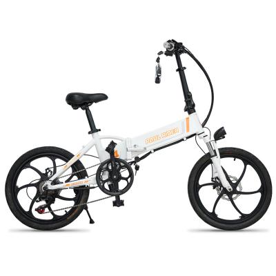 China Aluminum alloy 48V 350W 500W 20 inch electrica de bicicleta off road e bike bicycle folding city electric bike for sale