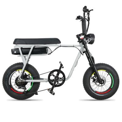 China Aluminum Alloy 48V 500W 750W 12AH 17.5 AH electrica de bicicleta adult foldable fat ebike city electric bike for sale