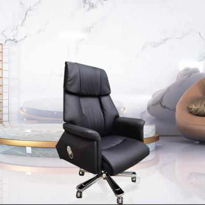 China New Design Customized Massage DDP+1 Piece Google Tiktok Leather Boss Office Simple Luxury Office Chairs for sale