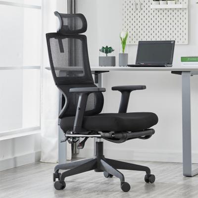 China High Quality Massage Fabric Office Furniture Ergonomic Executive Swivel Executive Chair With Leg for sale