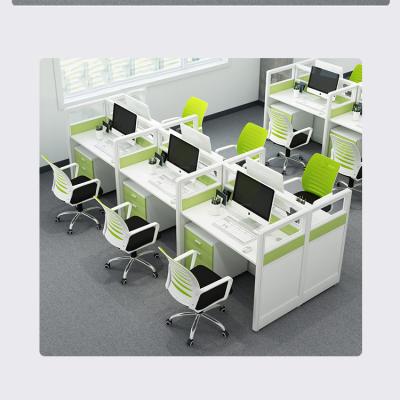 China A Google Tiktok Facebook Office Workstation Custom Expandable Partition Modular Office Worker Desk for sale