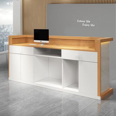 China 1 Piece Tiktok Modenn Office Reception Expandable High Quality Custom 3 Day Proofing Reception for sale