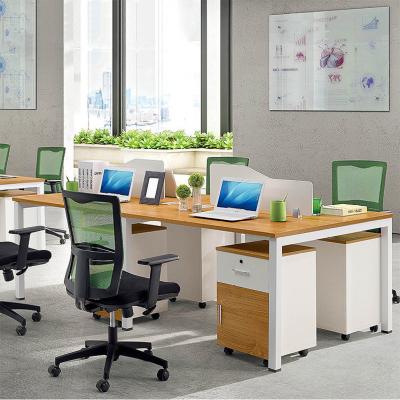 China Zero-moq Tiktok Google Office Furniture Employee Workstation Newly Designed Expandable Modern Desk for sale