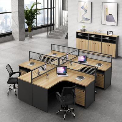 China MOQ One Custom Computer Office Workers Zero Scalable Specially Designed Modern Employee Desks for sale