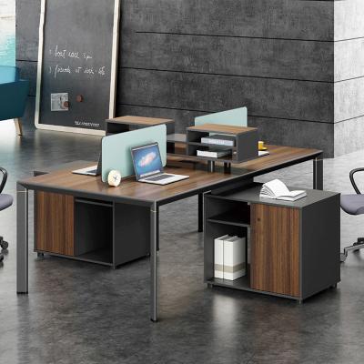 China Custom Extendable High Quality Unique One Piece Computer Desk Administrative Staff Wooden Desks for sale