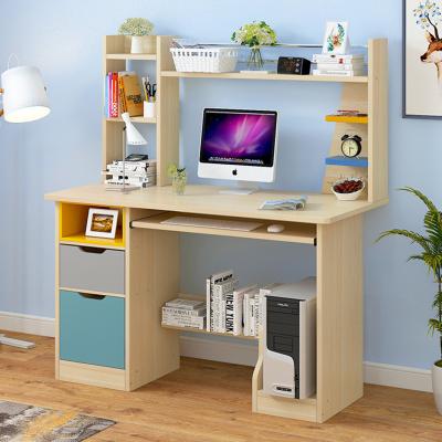 China Extendable Computer Desk With Shelf Drawer Corner Home Office Furniture Supervisor Desks for sale