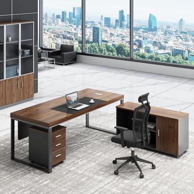 China Simple Extendable Executive Single Compartment Office President Style Fashion Executive Desks for sale