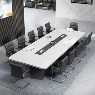 China 12 Seat Extendable Stylish Office Furniture Meets Environmental Friendly Oval Computer Conference Table for sale