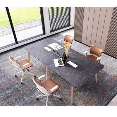 China Office Furniture Conference Room Table Design Desk Modern Rectangular Extendable Conference Table for sale