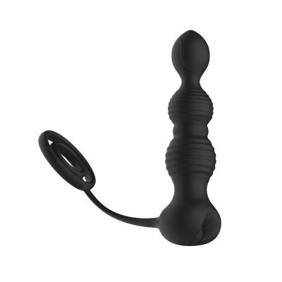 China Waterproof Butt Plug Acmeros Vibrating Anal Plug with Gold Triangle Neck for Easier Use Anal Vibrator with Powerful Vibration 10 Pleasure for sale