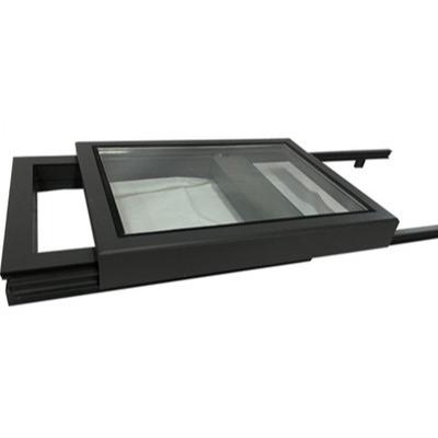 China Folding Screen Ventilation Translation Skylight Glass Flat Roof Translation Generation Skylight for sale