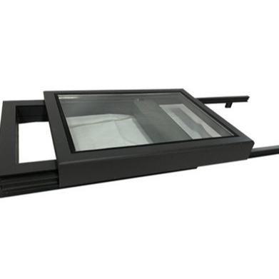 China Folding Solar Screen Translation Skylight Balkony Home Translation Generation Skylight for sale