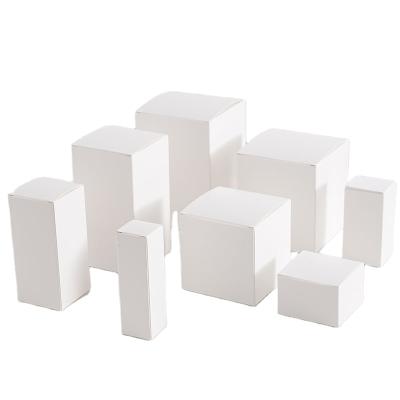 China Recyclable Custom White Cardboard Paper Skin Care Packaging Box Paper Boxes With Logo For Cosmetic Boxes for sale