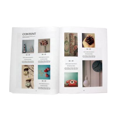 China Wholesale Recyclable High Quality Fancy Paperback Brochure Magazine Paper Printing Cover for sale