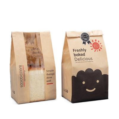 China Recyclable wholesale flexo printing paper bags for bakery for sale