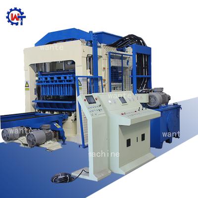 China Qt10-15 High Output Interlocking Fly Ash Paver Automatic Brick Making Machine Price for sale