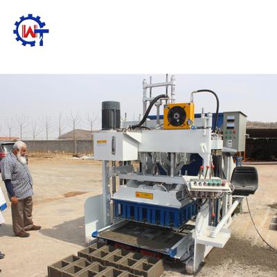 China Moving Mold Vibration Block Making Machinery Price In UAE for sale