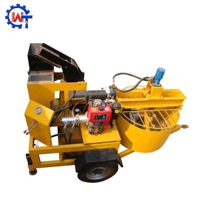 China Building material and brick making clay building block machine WT1-20M diesel engine block machine for sale