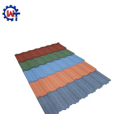 China Wante Modern Hot Sale Africa Aluminum Stone Coated Metal Roof Sheet Roof Tile for sale