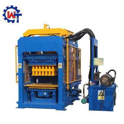 China Hotels WT4-10 full automatic soil clay interlocking brick making machine for sale for sale