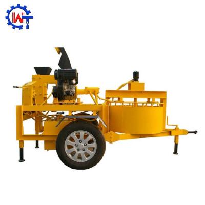 China Interlocking Building Material Stores WT1-20M Porcelain Clay Block Making Machine for sale