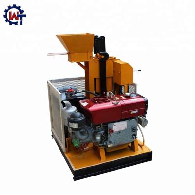 China Building Material Shops New Ideas For Enterprise WT1-25D Small Manual Solid Interlock Brick Making Machine for sale