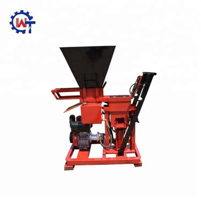 China WT1-25 Clay Hydraulic Press Manual Soil Brick Making Machine / Interlocking Block Making Machine Price From Small Business In Malaysia for sale