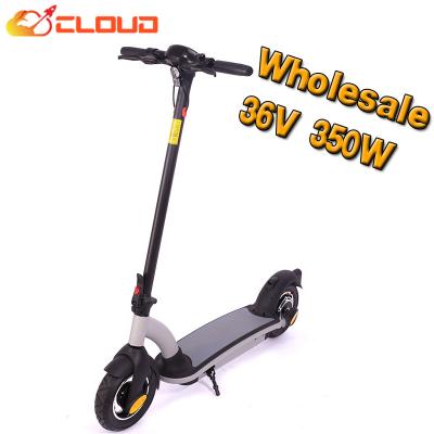 China CLOUD 35KM/H Unisex Electric Scooter For Adults 350W Brushless Electric Scooter Foldable Electric Scooter 10inch Two Wheel for sale