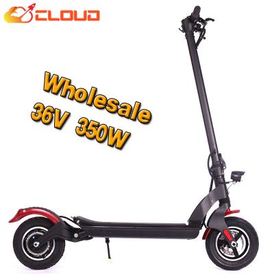 China CLOUD 10inch unisex cheap electric scooter for adults 350w motor electric scooter brushless electric scooter wholesale for sale