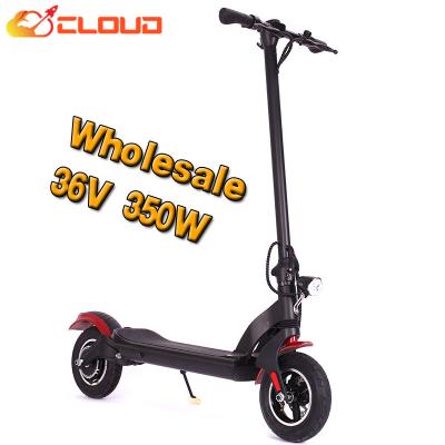 China Wholesale Cheap CLOUD Motor 350w e scooter 10inch brushless electric scooter unisex aluminum alloy electric scooter for sale