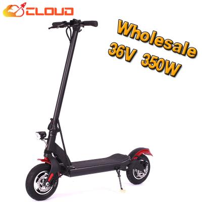 China CLOUD 10inch scooter city 36V350W unisex motor brushless electric scooter adult electric scooter wholesale for sale