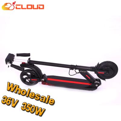 China CLOUD 350W electric scooter unisex electric scooter 8inch foldable electric city scooter wholesale for sale