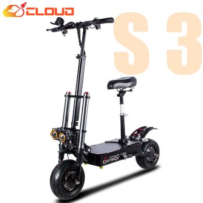 China Wholesale eu unisex powerful adult CLOUD S3 5600w 6000w 7000w us warehouse two wheel load 200kg high speed double motor electric scooter for sale