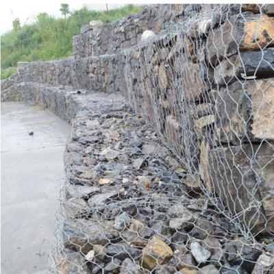 China Anti - Corrosion Cheap PVC Coated / Hexagonal Gabion Box Gabion Gabion Basket Hot Dipped Galvanized Standard Size for sale