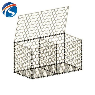 China Real Gabions Factory Gabion Baskets Mesh Gabion Box For Gabion Retaining Wall for sale