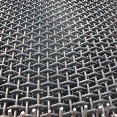 China Dutch Armor 65Mn Stainless Steel Replacement Crimped Wire Mesh Mine Sieving Mesh Vibrating Screen Mesh For Quarry for sale