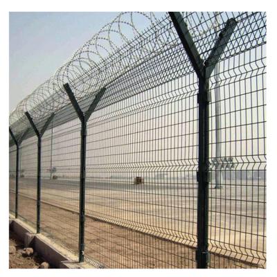 China 358 Barriers Anti Climb Mesh Security Fence Panel Galvanized Easily Assembled Prison Security Mesh Panel for sale