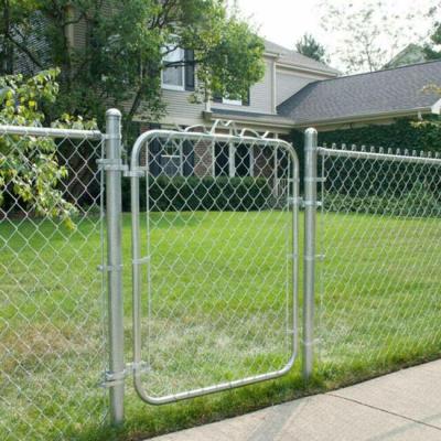 China High Security Easily Assembled PVC Coated Galvanized Cheap Chain Link Fence With Razor Wire On Sale for sale