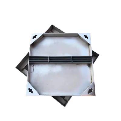 China heavy duty sewage stainless steel floor drain manhole cover for rain manhole cover for sale