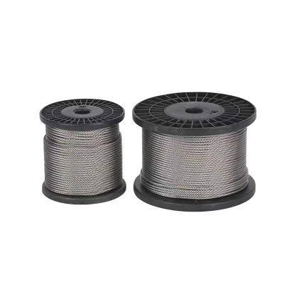 China High Quality PU PVC PE Nylon Nylon Coated 316 Stainless Steel Wire Rope for sale