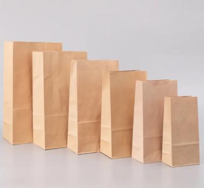 China Fashionable New Recyclable Reusable Kraft Paper Packaging Bags for sale